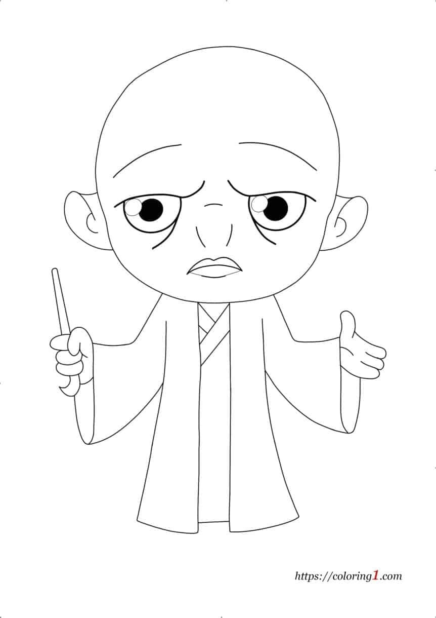 Harry Potter Lord Voldemort Coloring Pages 2 Free Coloring Sheets 2021