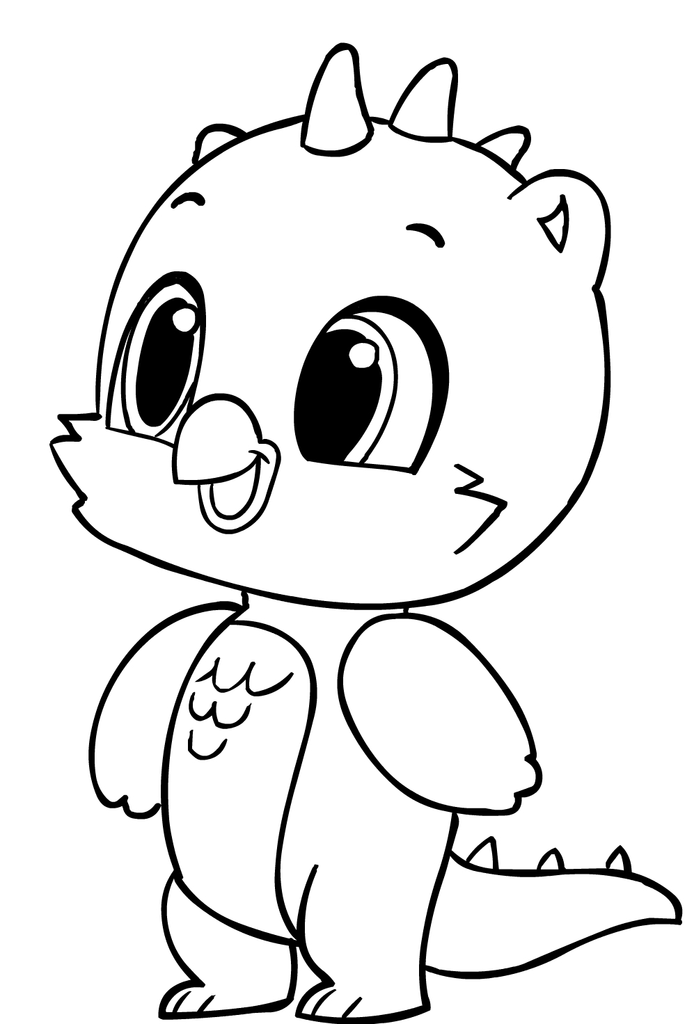 Hatchimals Coloring Page Drawing 3