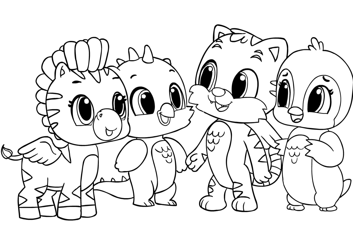 Hatchimals Coloring Pages 60 Images Free Printable