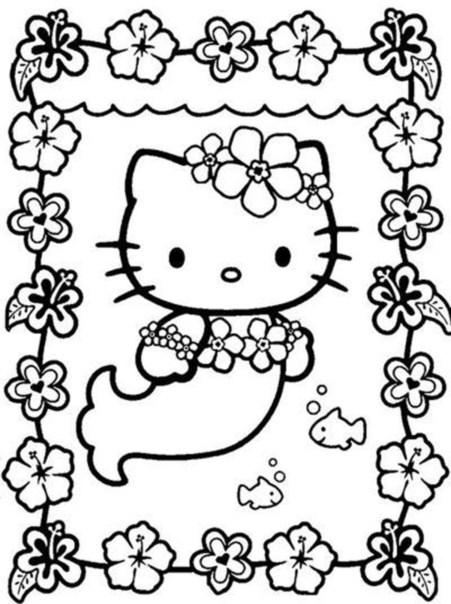 Hello Kitty Coloring Pages For Girls Printable Kids Colouring Pages Hello Kitty Coloring