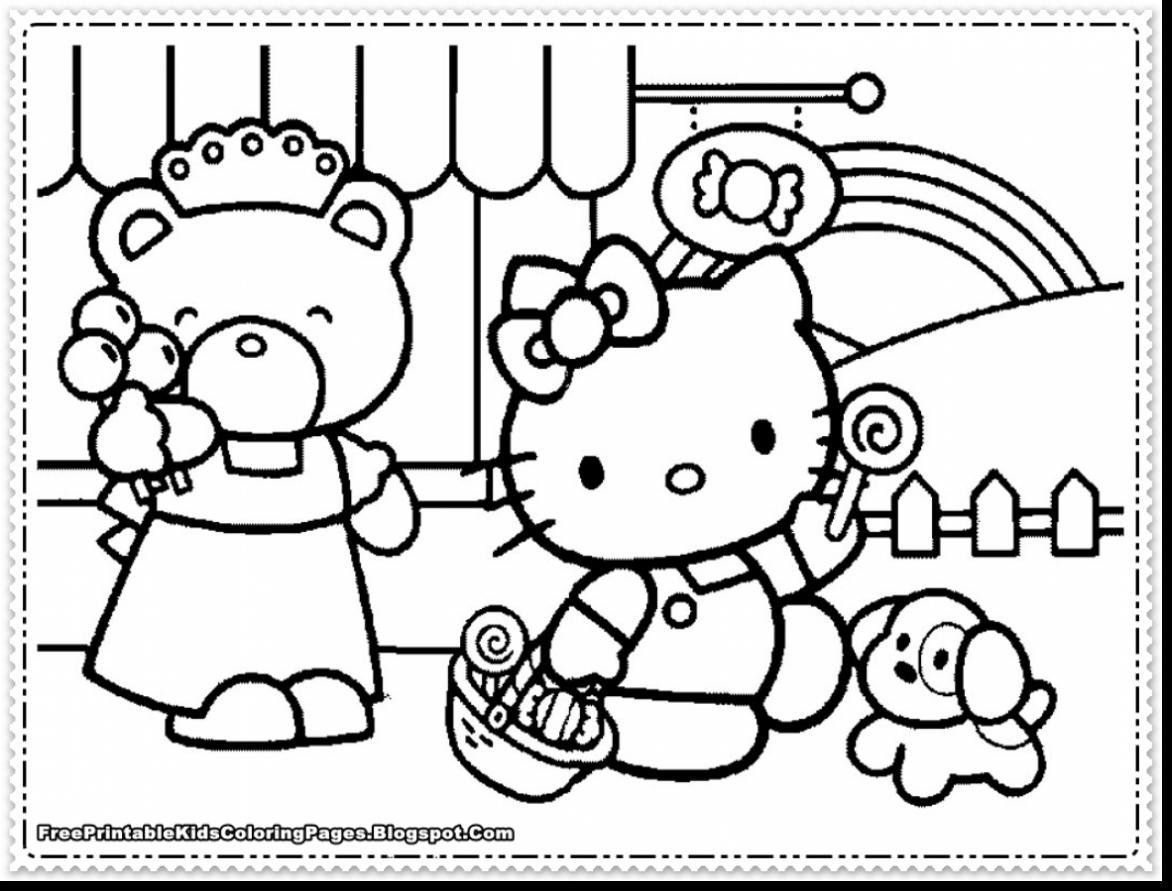 Hello Kitty Coloring Pages Pdf