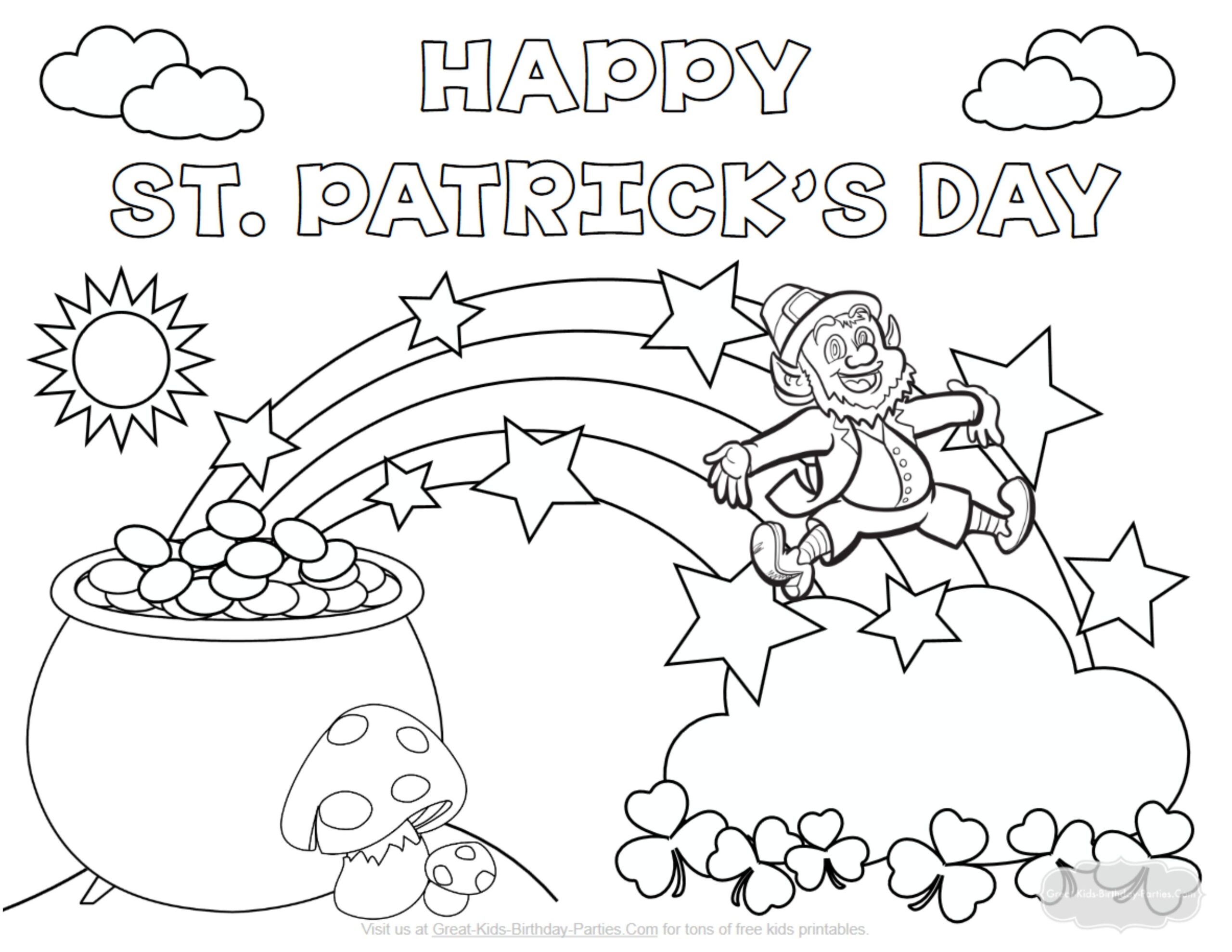Here Is The St Patrick S Day Coloring Page Click The Picture To See My Coloring St Patrick