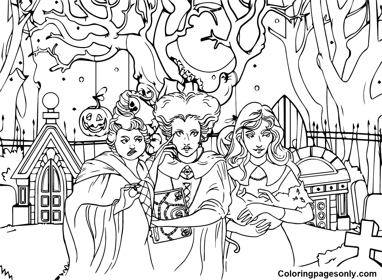 Hocus Pocus Coloring Pages
