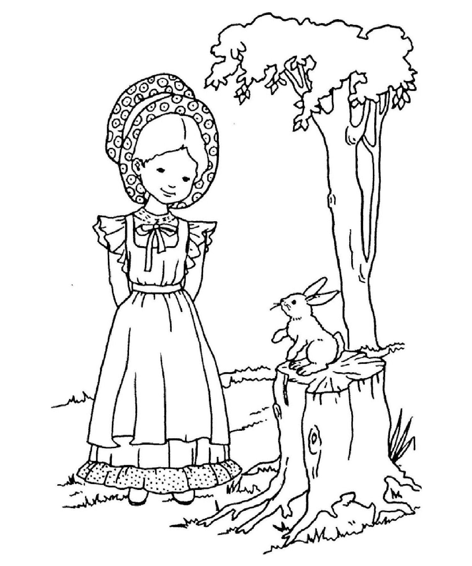 Vintage Holly Hobbie Coloring Pages