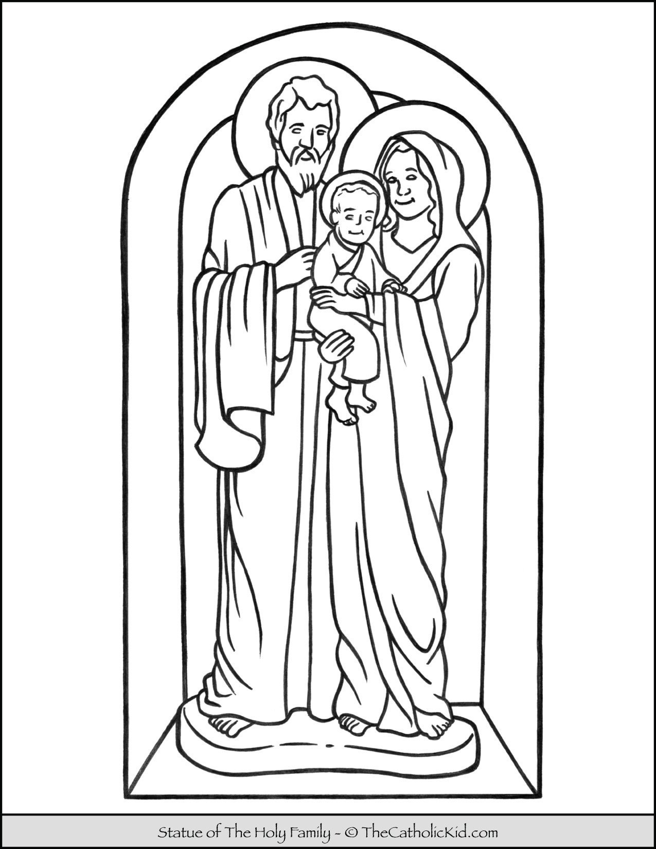 Holy Family Archives The Catholic Kid Catholic Coloring Pages And Games For Children