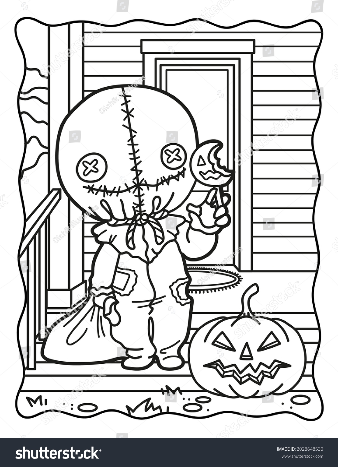Horror Coloring 301 435 Images Photos Et Images Vectorielles De Stock Shutterstock