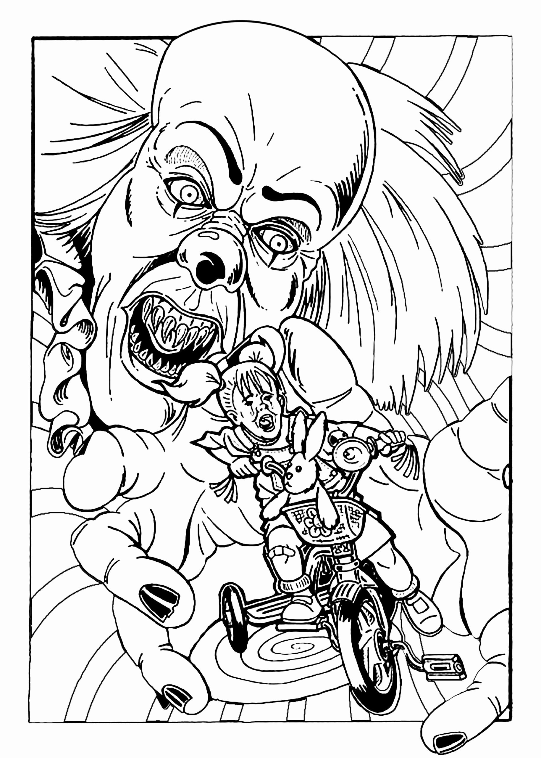 Scary Coloring Pages
