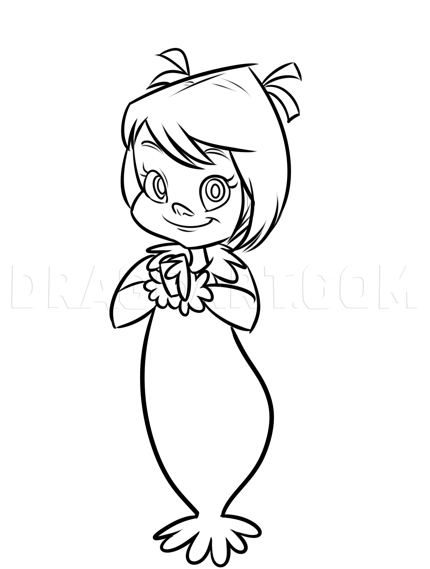 How To Draw Cindy Lou Step By Step Drawing Guide By Dawn Dragoart Grinch Coloring