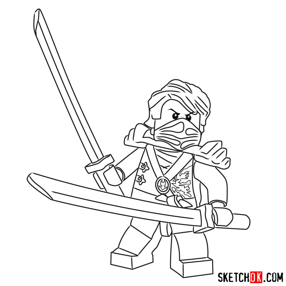 Ninjago Lloyd Coloring Pages