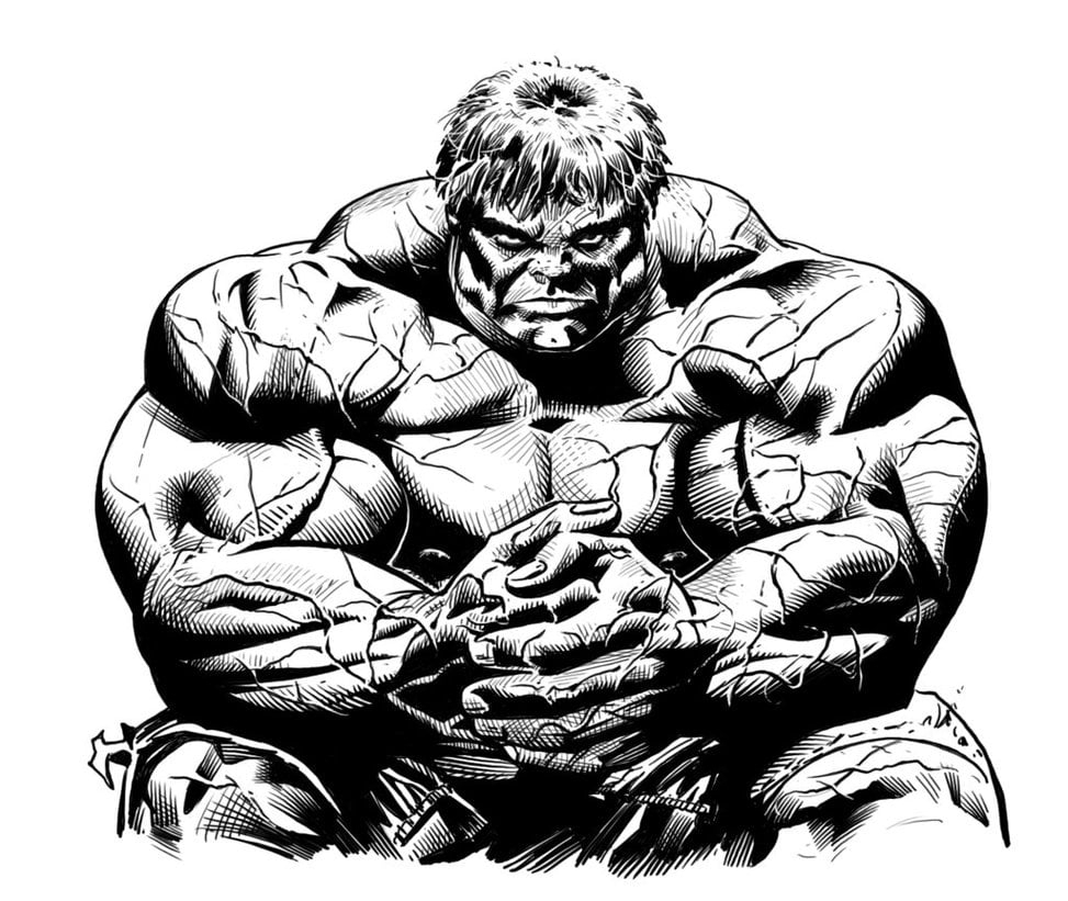 Hulk To Print For Free Hulk Kids Coloring Pages
