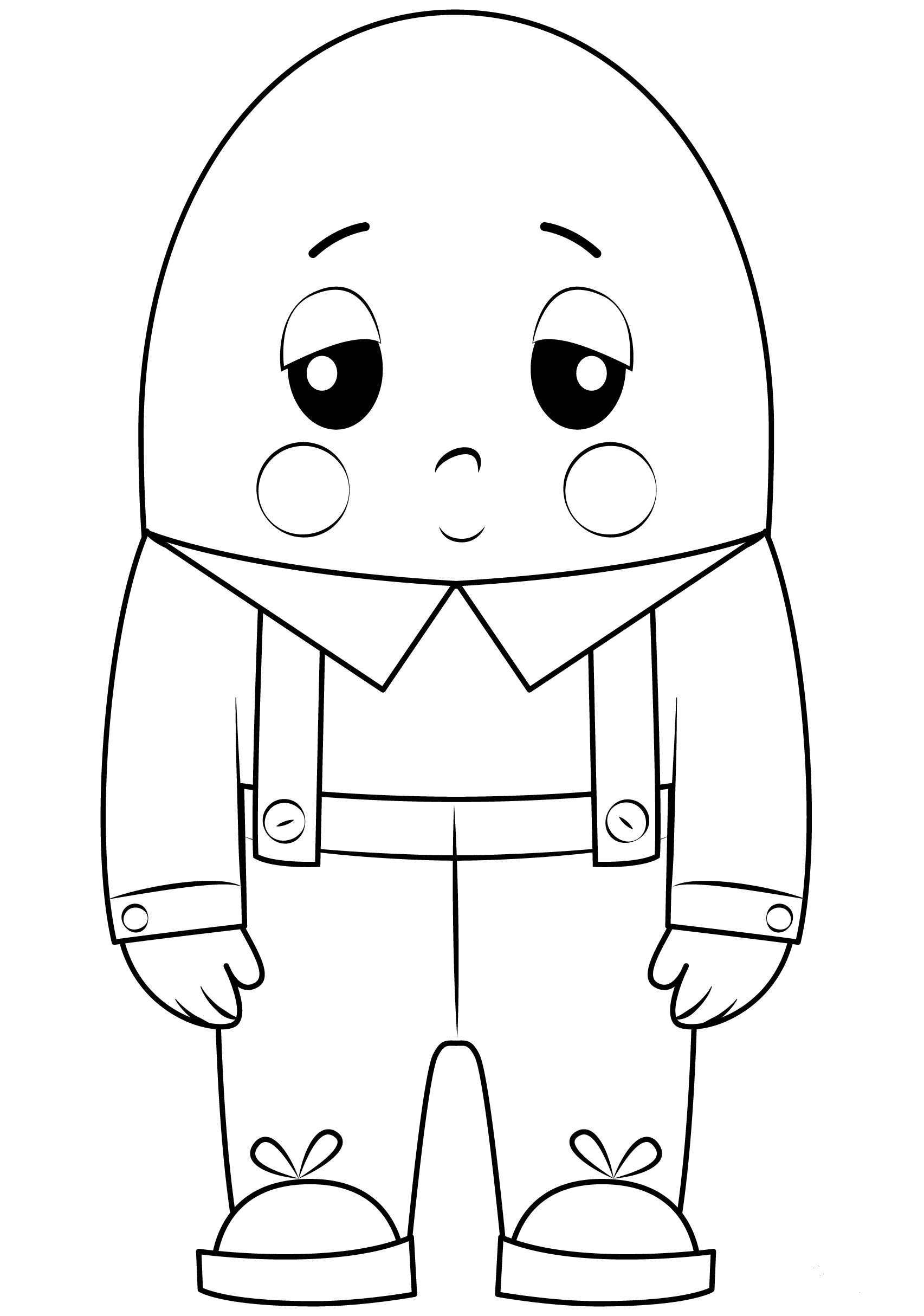 Humpty Dumpty Printable Coloring Pages