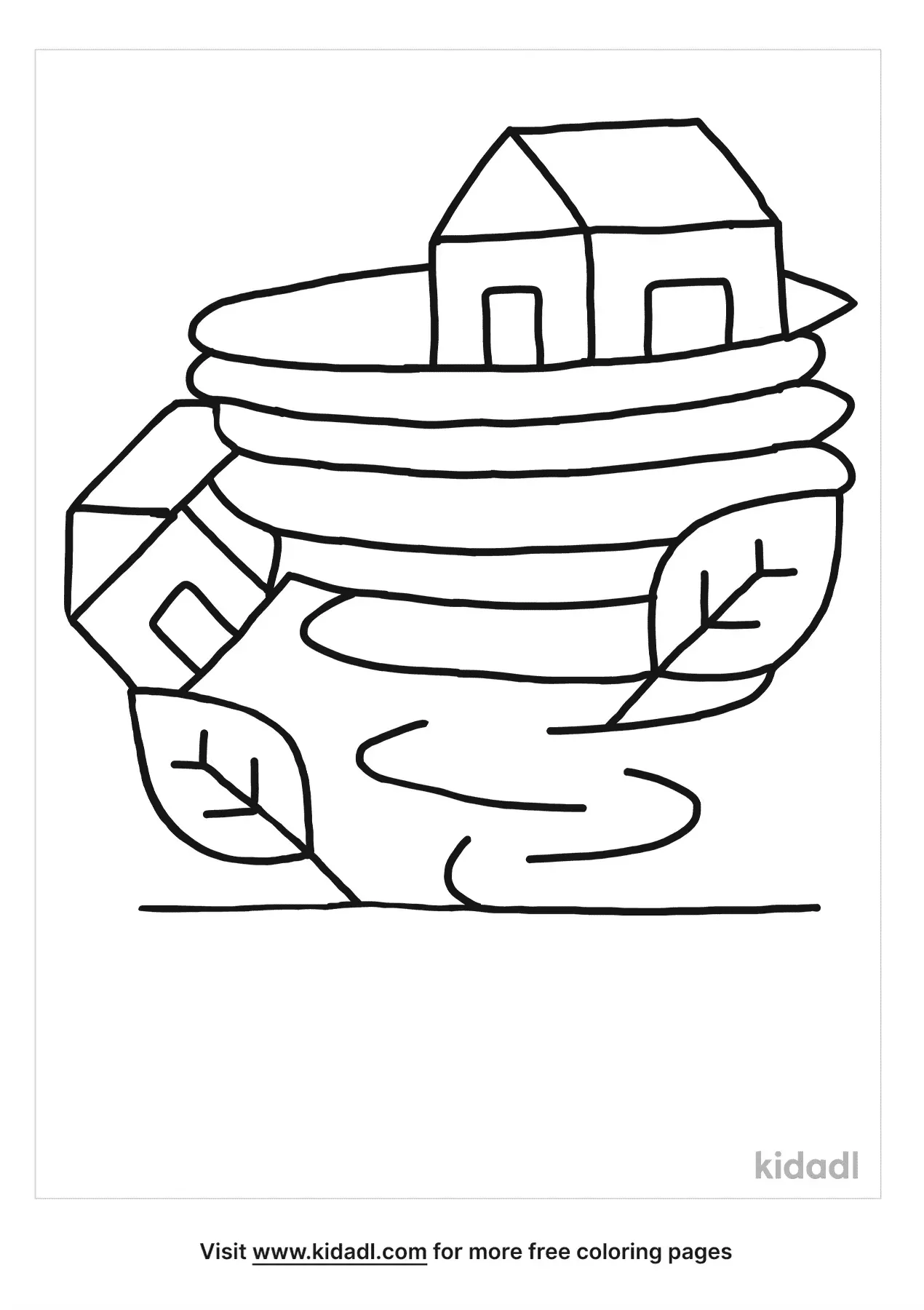Hurricane Coloring Pages