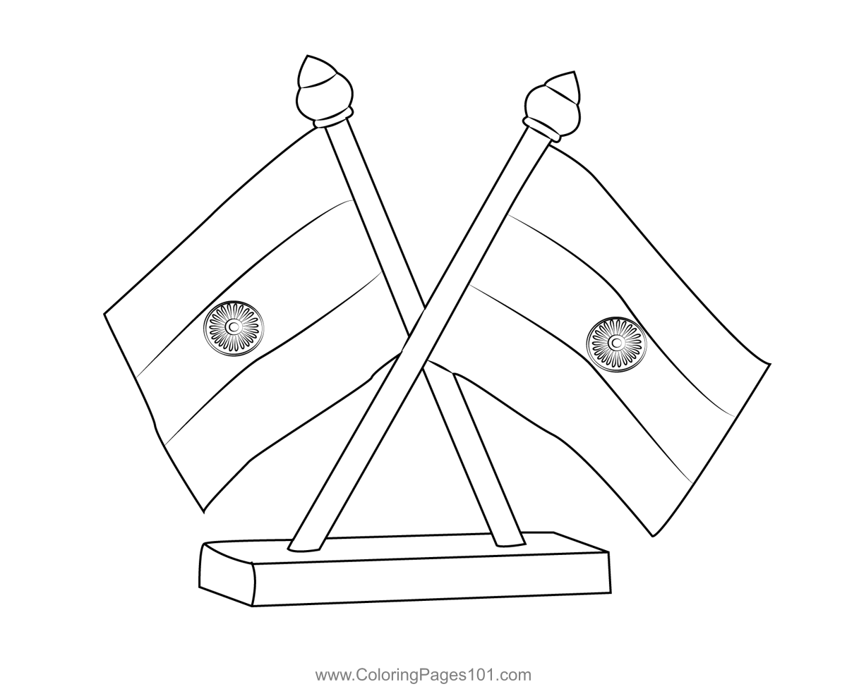 I Love India Flag Coloring Page For Kids Free India Printable Coloring Pages Online For Kids