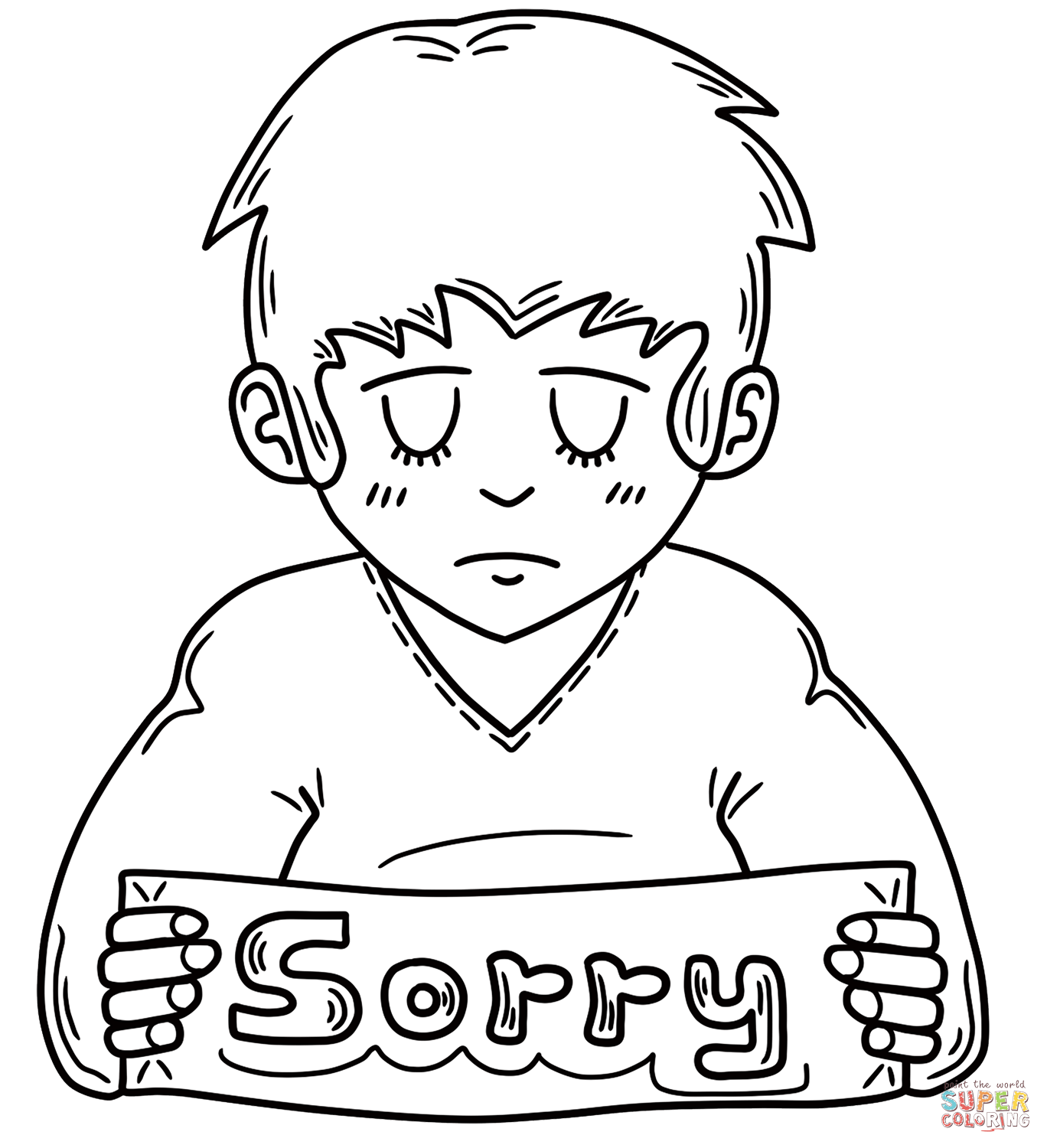 I M Sorry Coloring Pages Coloring Home