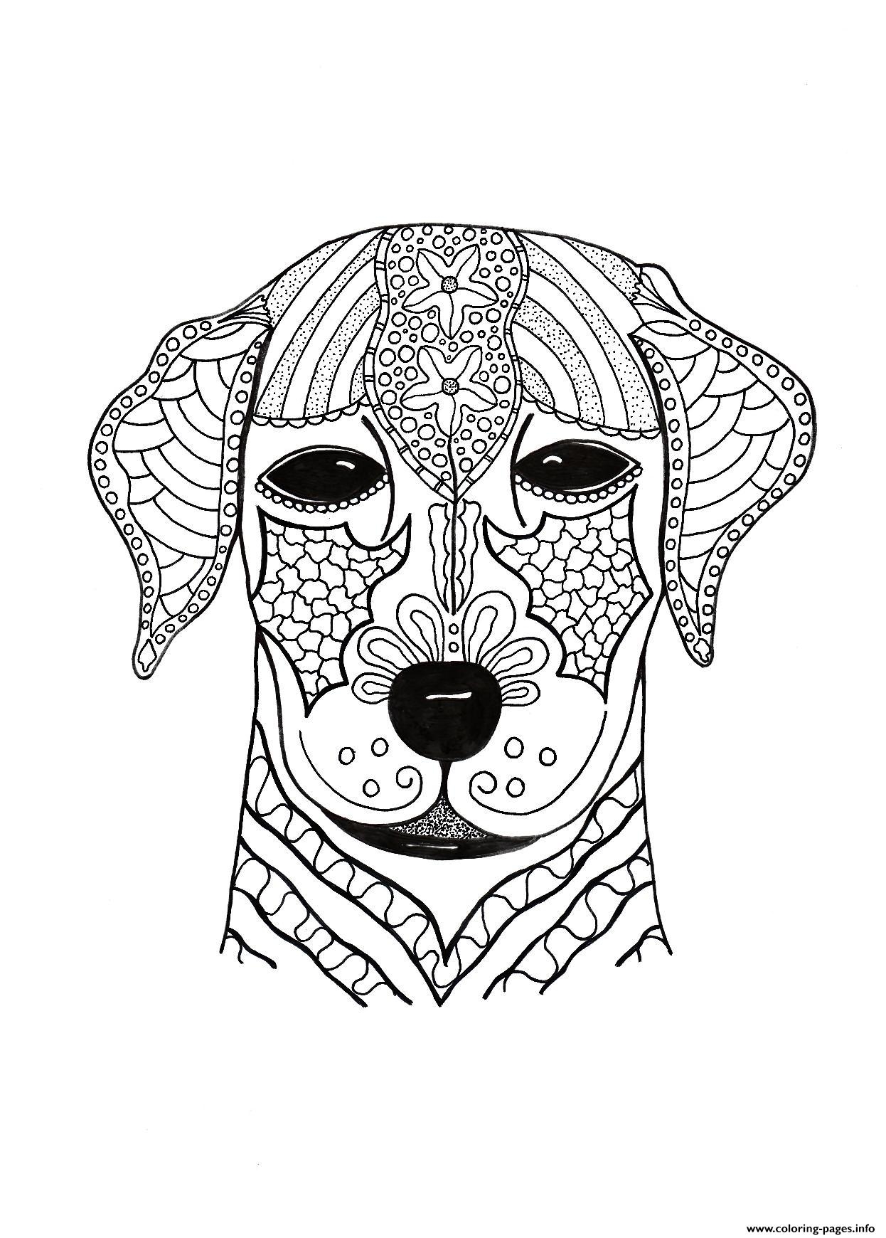 I Woof You Adult Hard Advanced Coloring Pages Printable