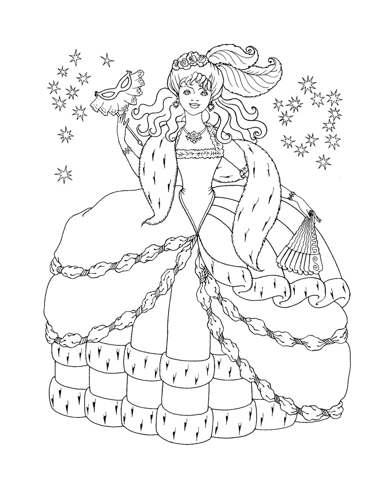 Princess Coloring Pages Free