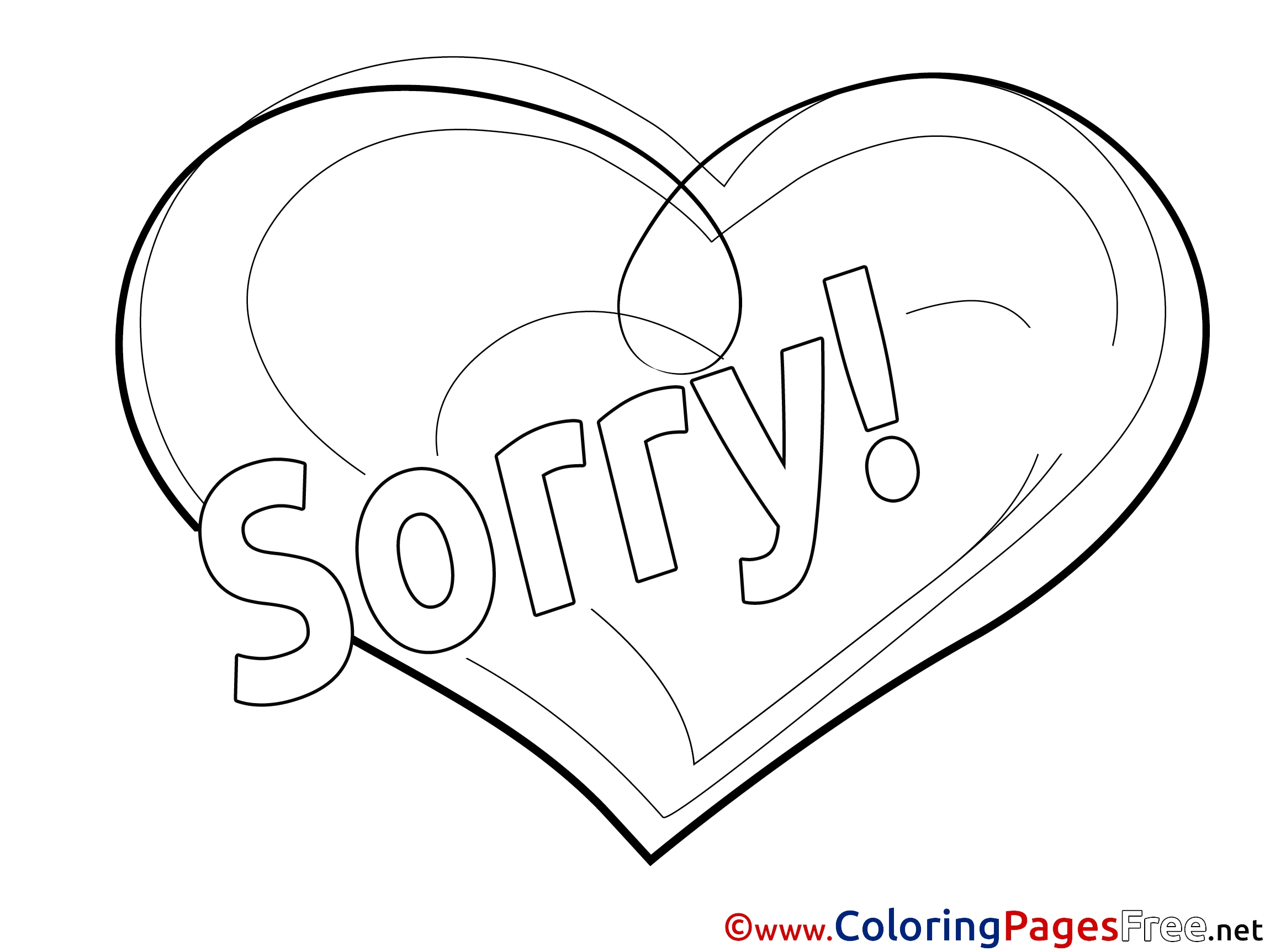 Im Sorry Coloring Pages Az Sketch Coloring Page
