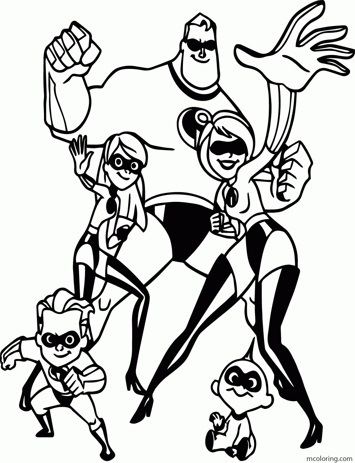 Incredibles 2 Coloring Pages Underminer Coloringpages2019