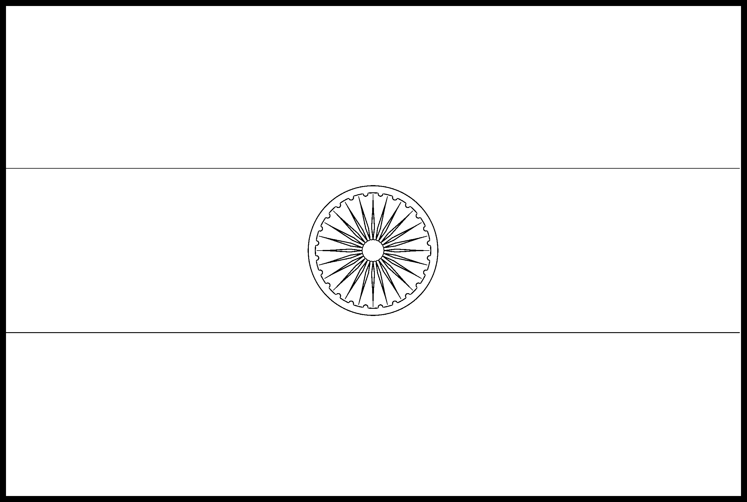 India Flag Colouring Page Flags Web
