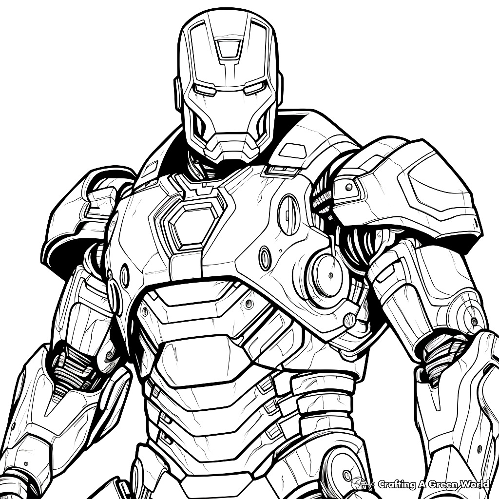 Iron Man Coloring Pages Free Printable