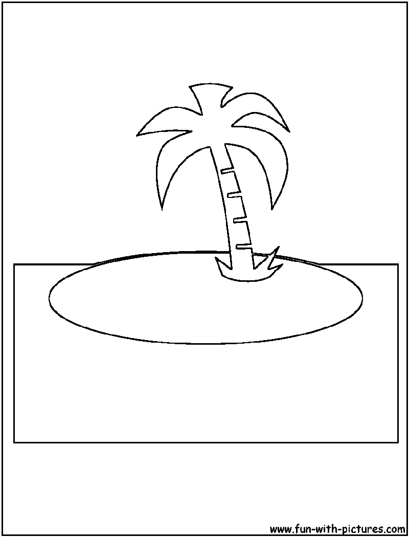 Printable Coloring Pages Of Island