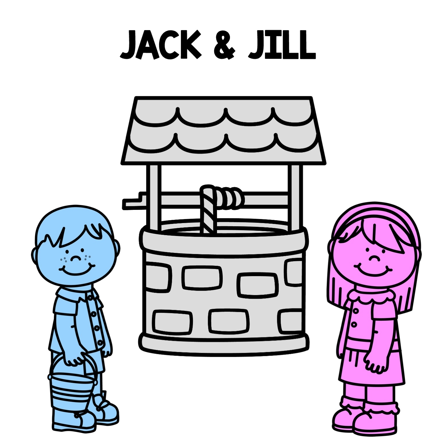 Jack And Jill Coloring Page