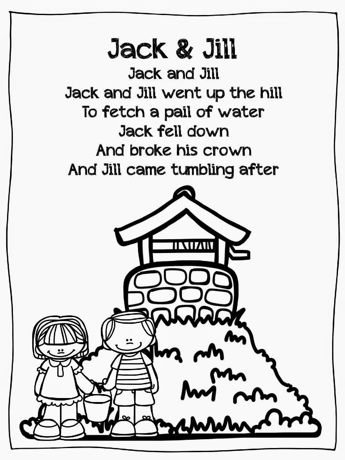 Jack And Jill Coloring Pages Yunus Coloring Pages