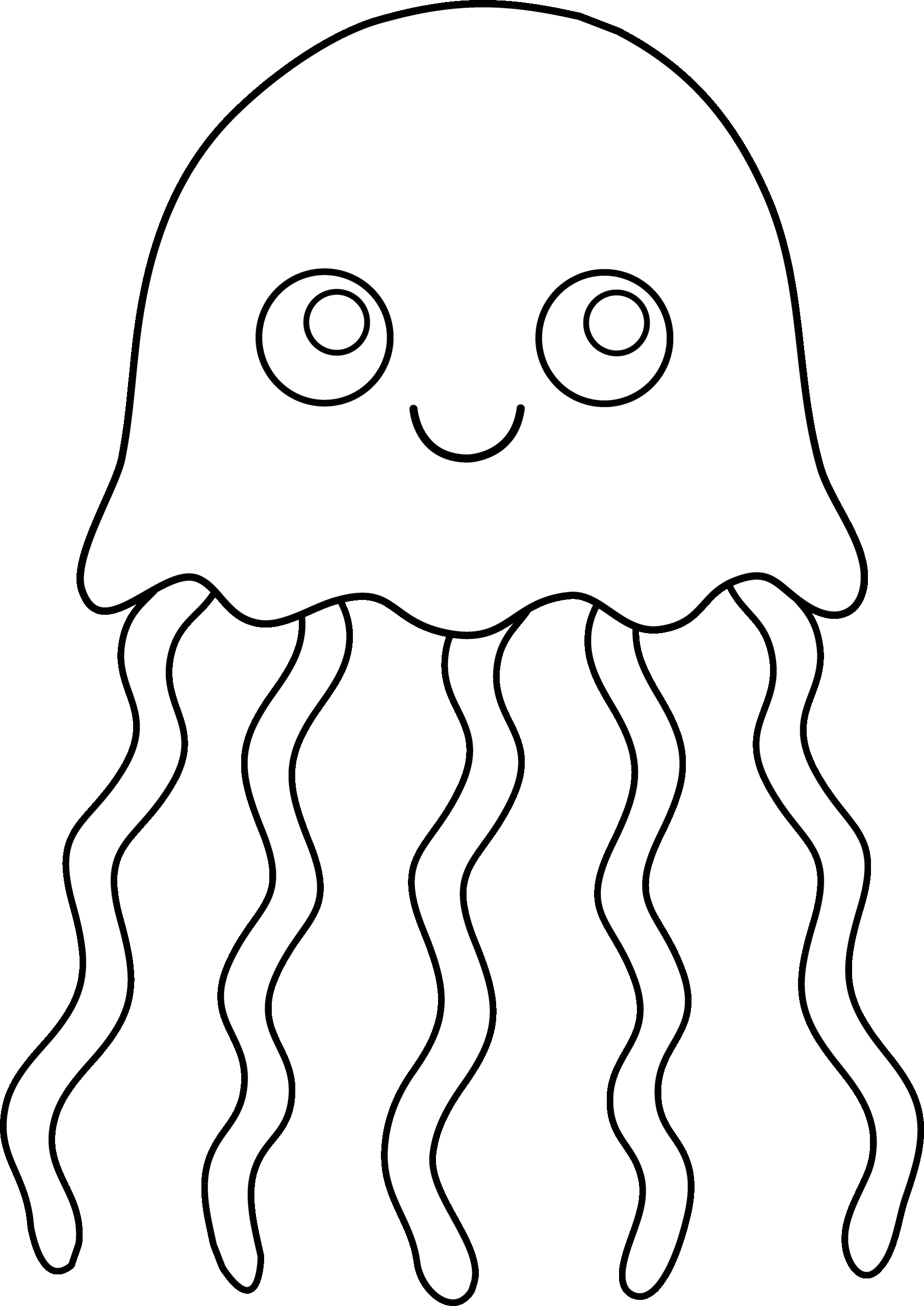 Jellyfish2 Coloring Kids