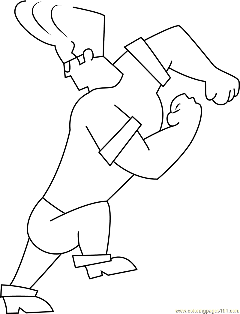 Johnny Bravo Coloring Page Free Johnny Bravo Coloring Pages ColoringPages101