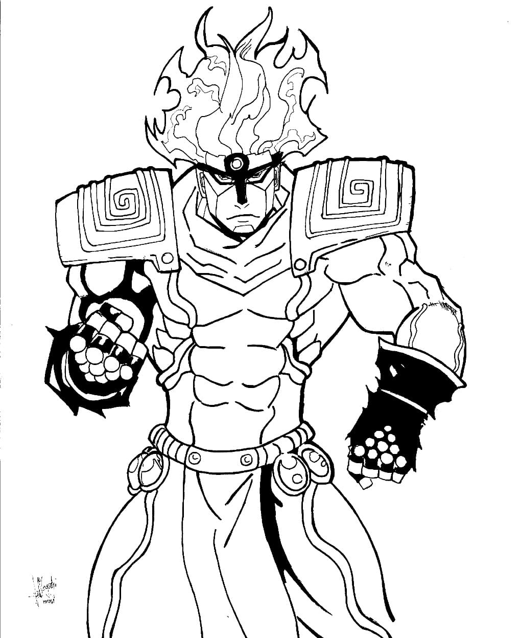 JoJo S Bizarre Adventure Coloring Pages WONDER DAY Coloring Pages For Children And Adults