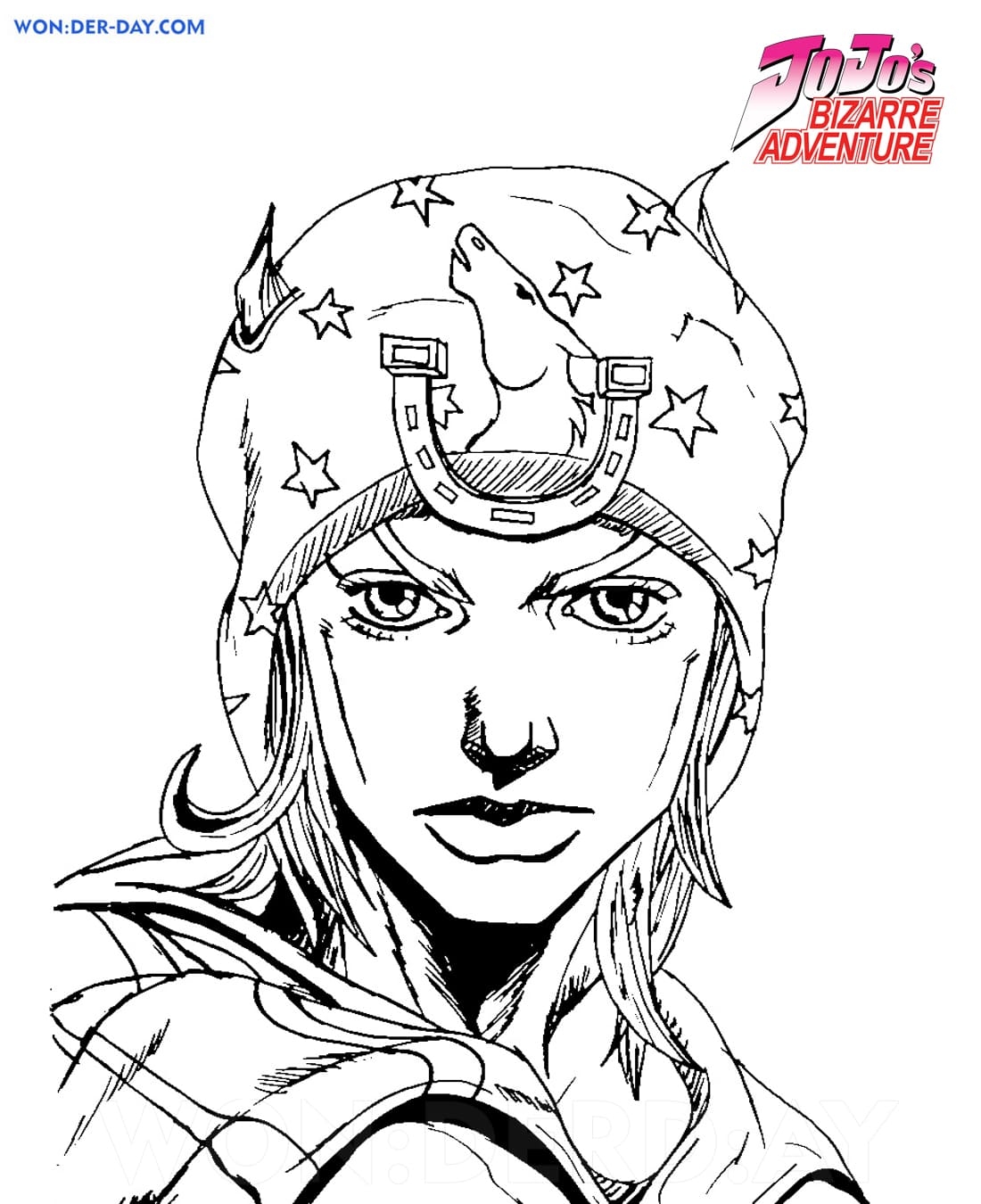 JoJo S Bizarre Adventure Coloring Pages WONDER DAY Coloring Pages For Children And Adults