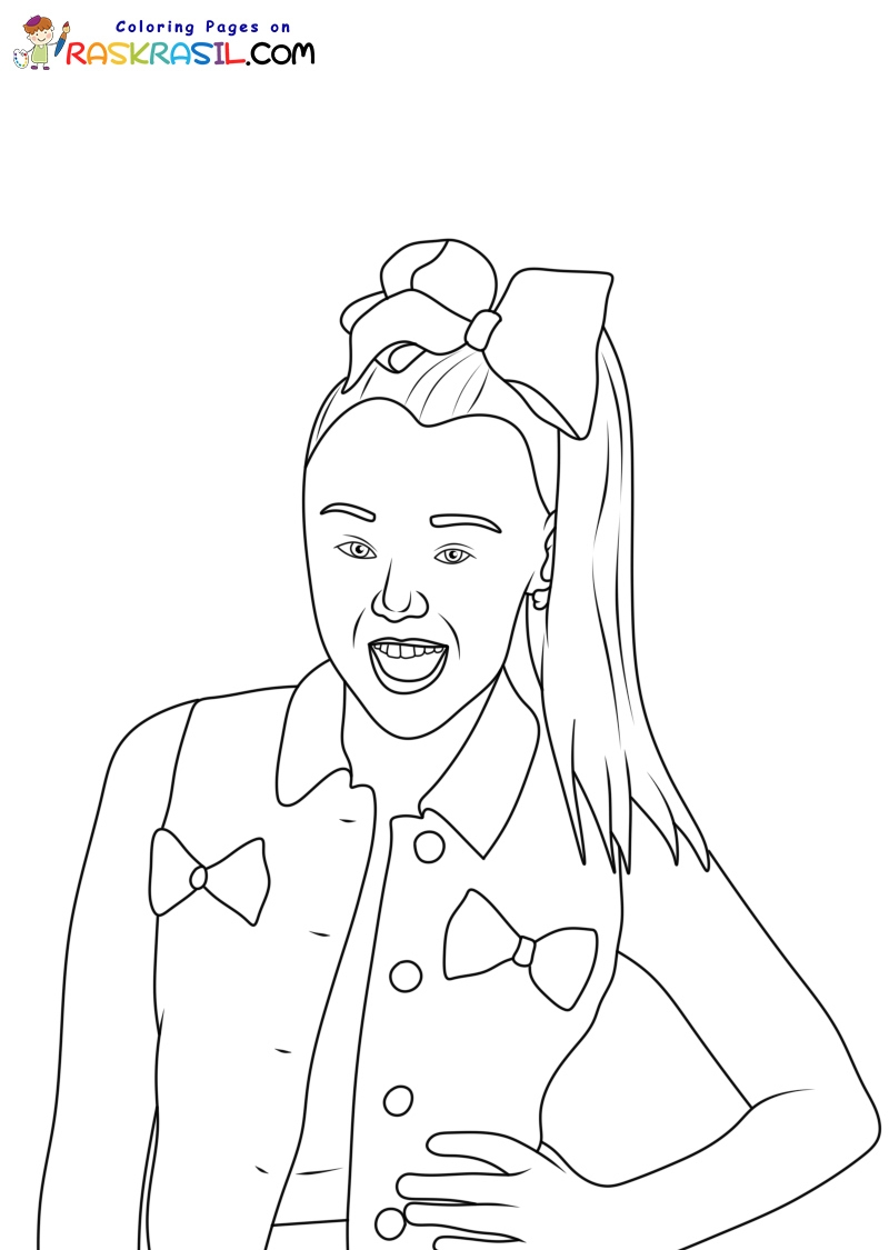 JoJo Siwa Coloring Pages