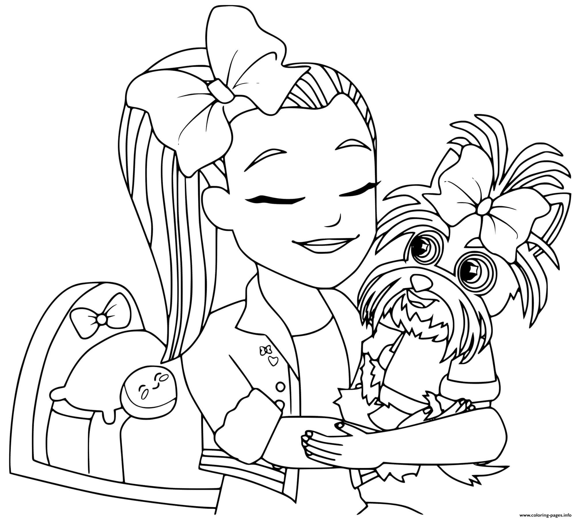 Jojo Siwa Printable Coloring Pages Printable Word Searches