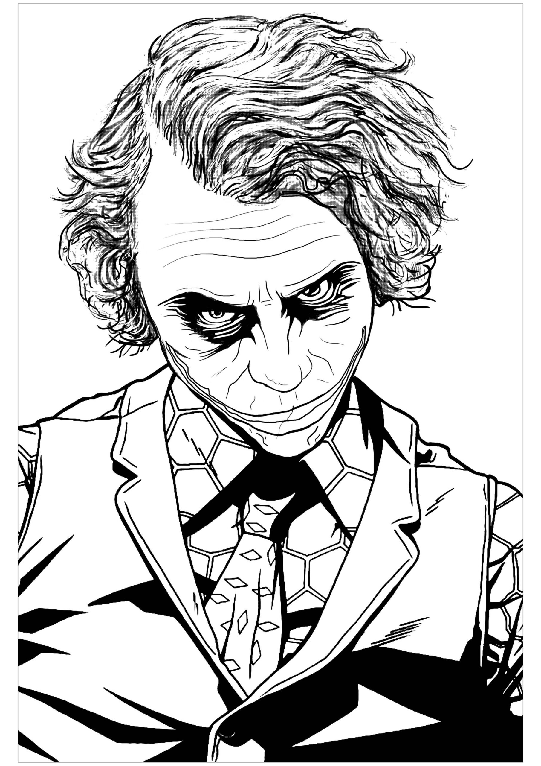 Joker Coloring Pages