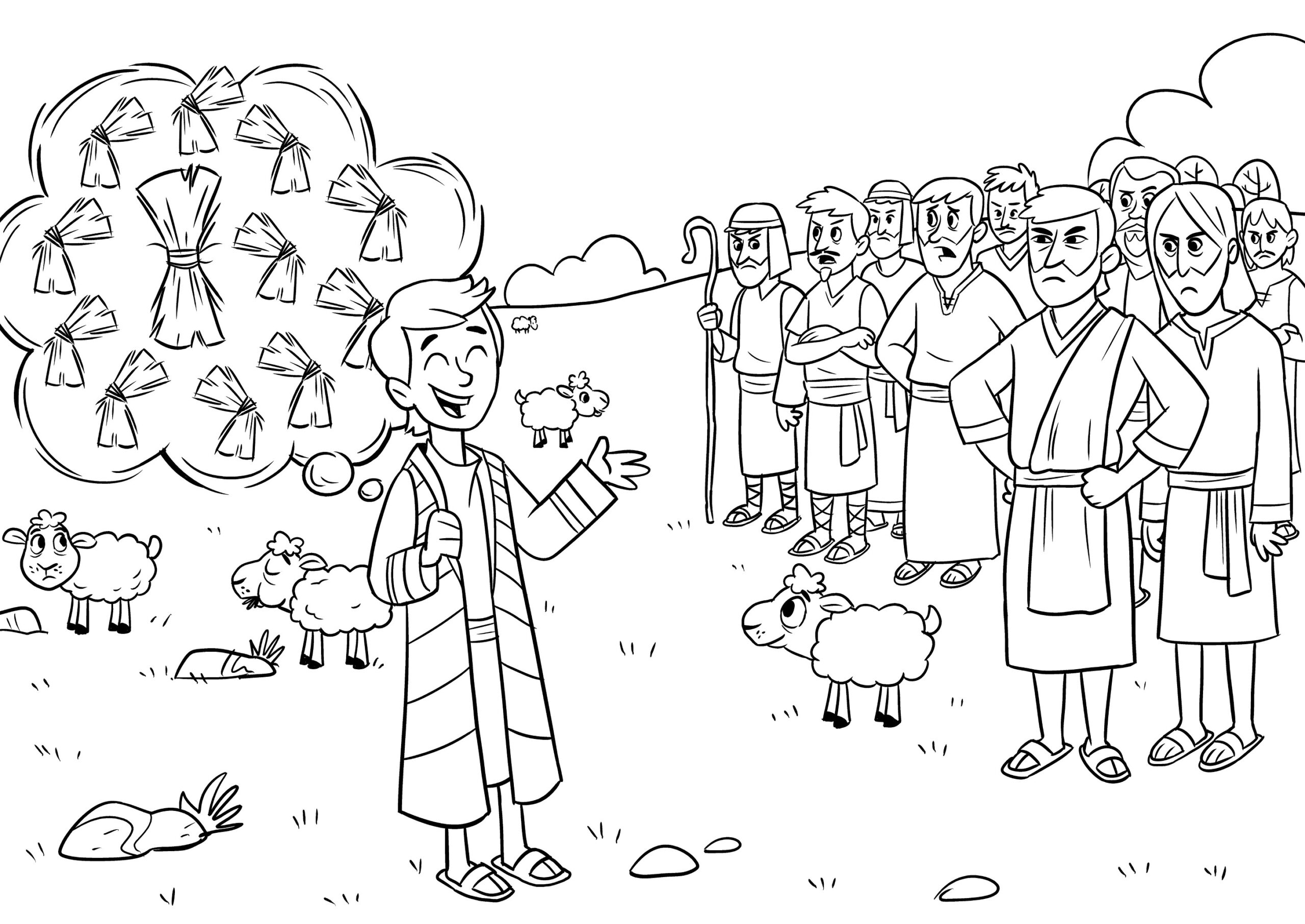Joseph Bible Coloring Page At GetColorings Free Printable Colorings Pages To Print And Color