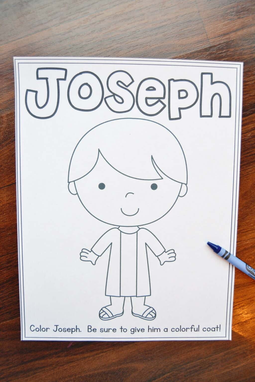 Joseph Coloring Pages
