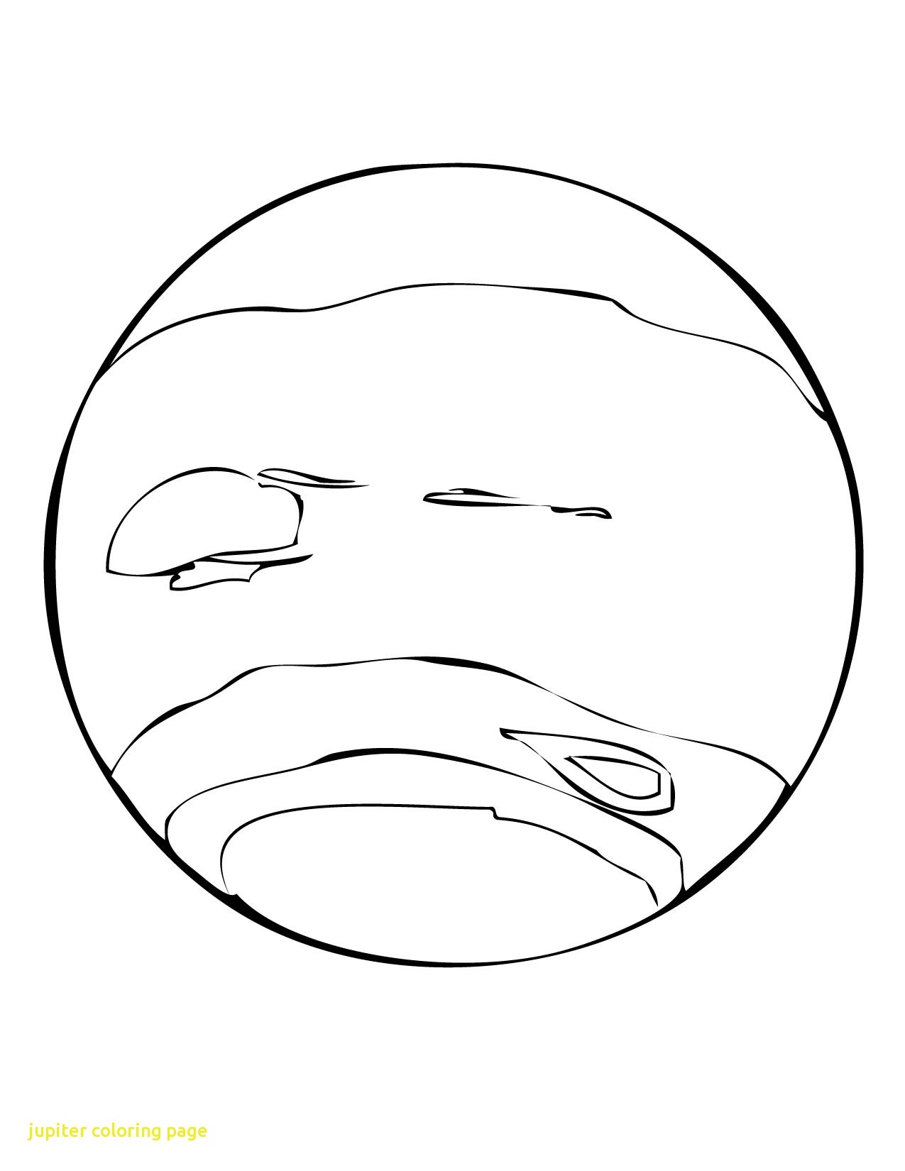Jupiter Coloring Page