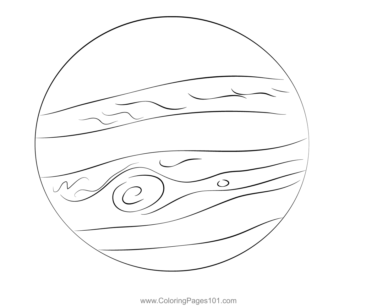 Jupiter Planet Coloring Page For Kids Free Planets Printable Coloring Pages Online For Kids
