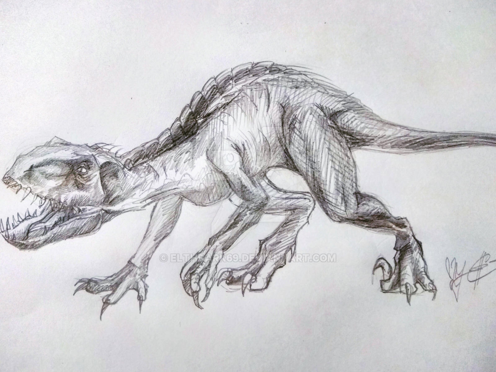 Jurassic World Ausmalbilder Indoraptor Malvorlagen
