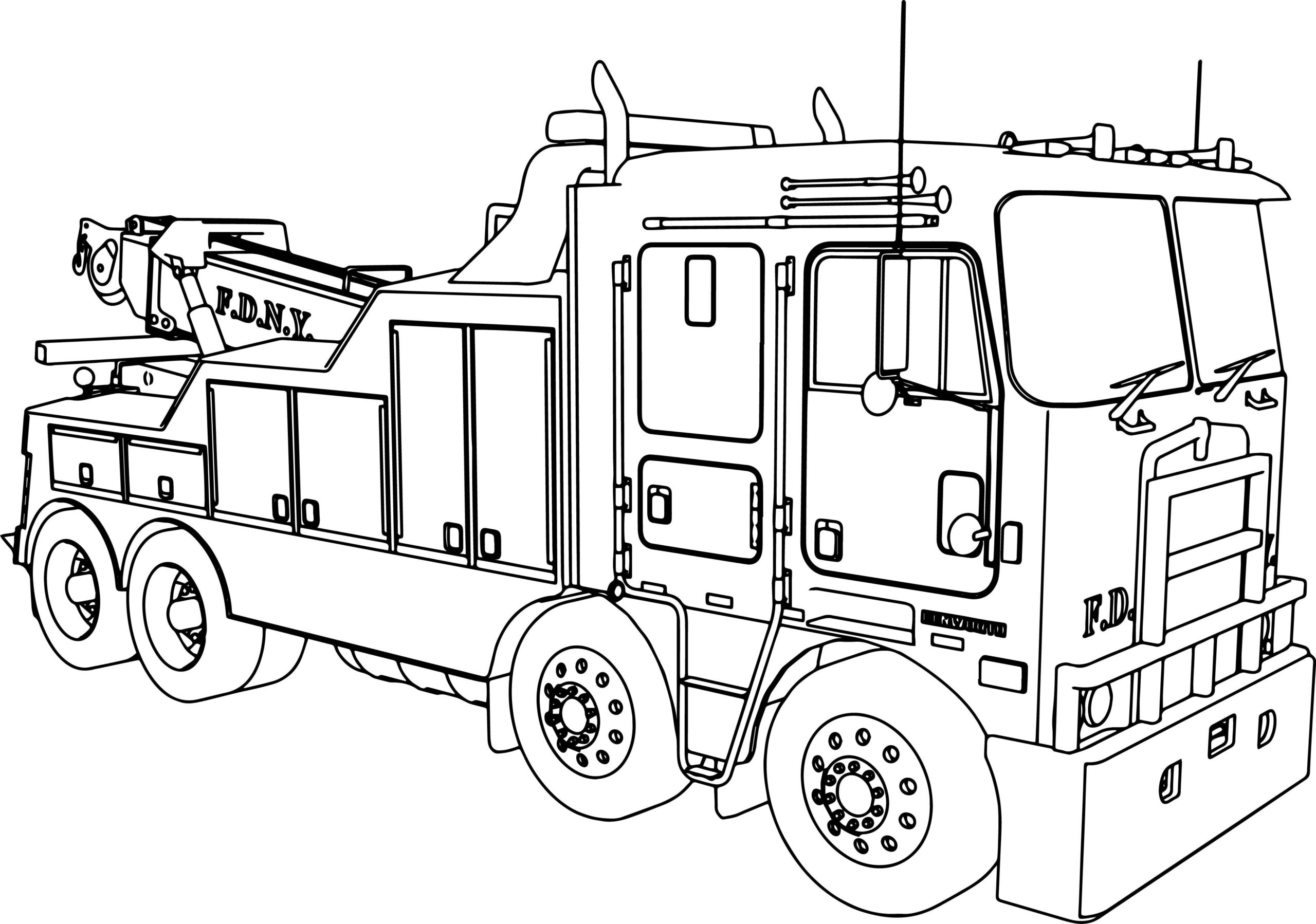 Kenworth Truck Coloring Pages Coloring Pages Ideas