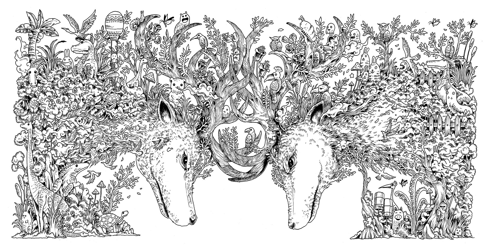 Kerby Rosanes Coloring Pages Imagimorphia Kerby Rosanes 9781910552148 Amazon Com Books