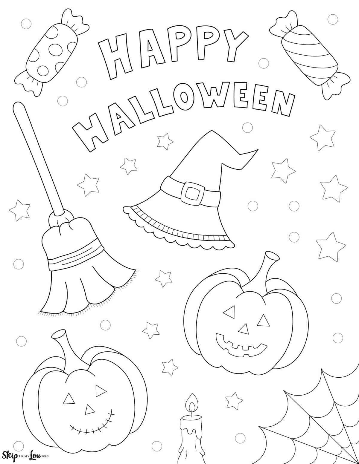 Kid Friendly Halloween Coloring Pages Coloring Pages