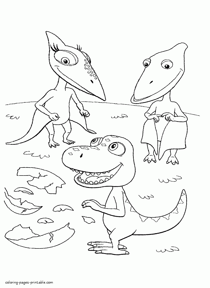 Kids Dinosaur Train Coloring Page COLORING PAGES PRINTABLE COM