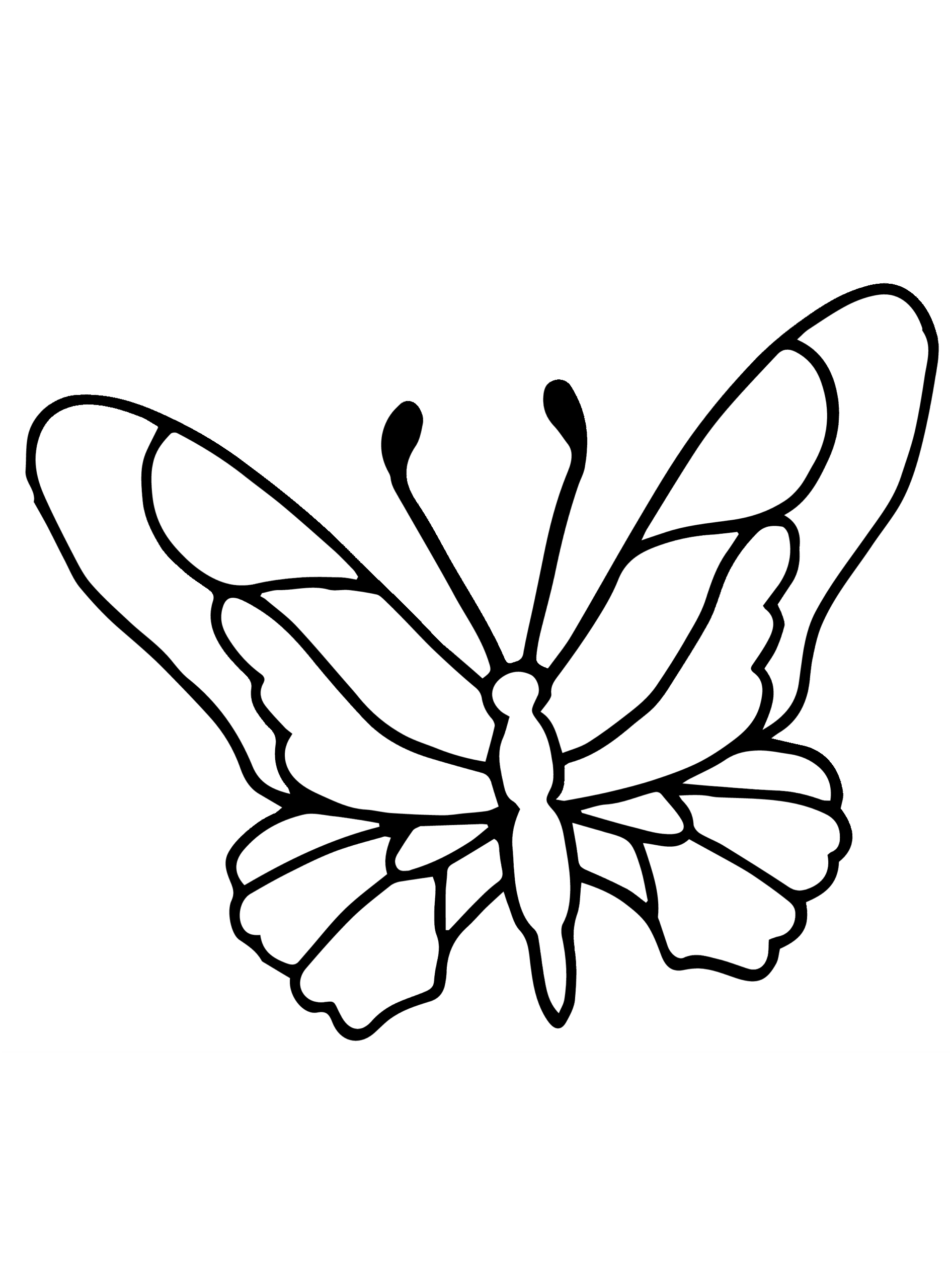 Butterflies Coloring Pages