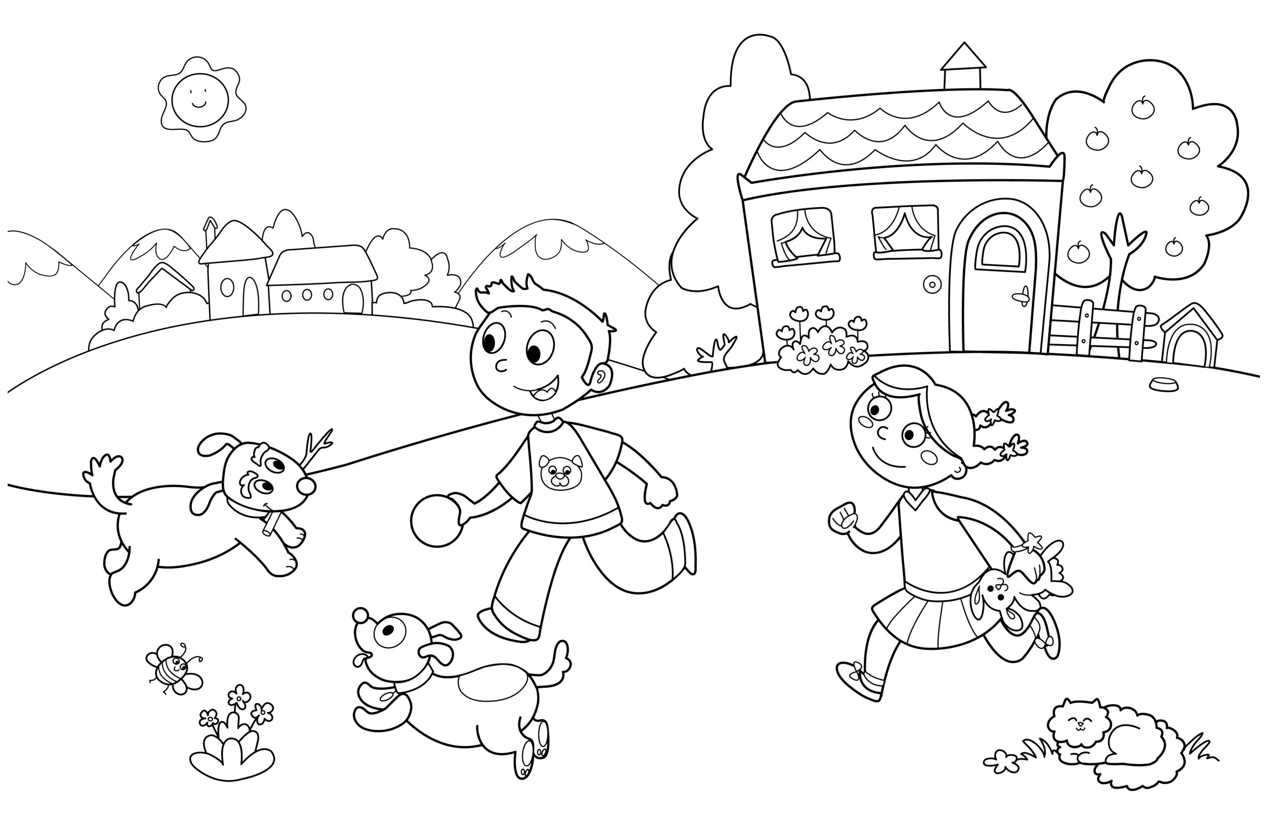Kindergarten Coloring Pages To Download And Print For Free
