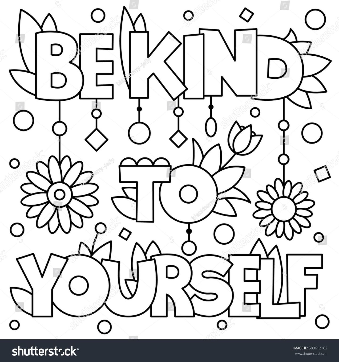 Kindness Coloring Pages