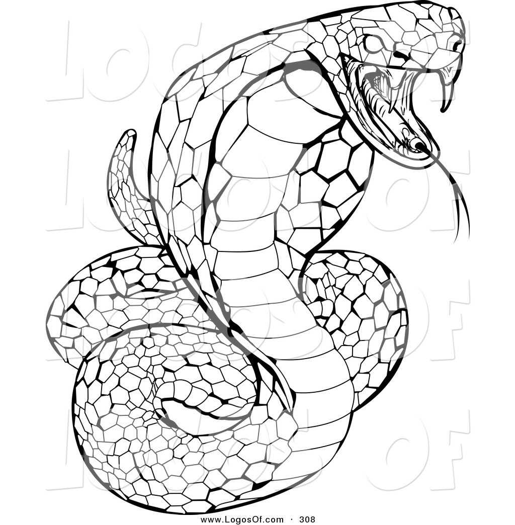 King Cobra Snake Coloring Pages Download And Print For Free