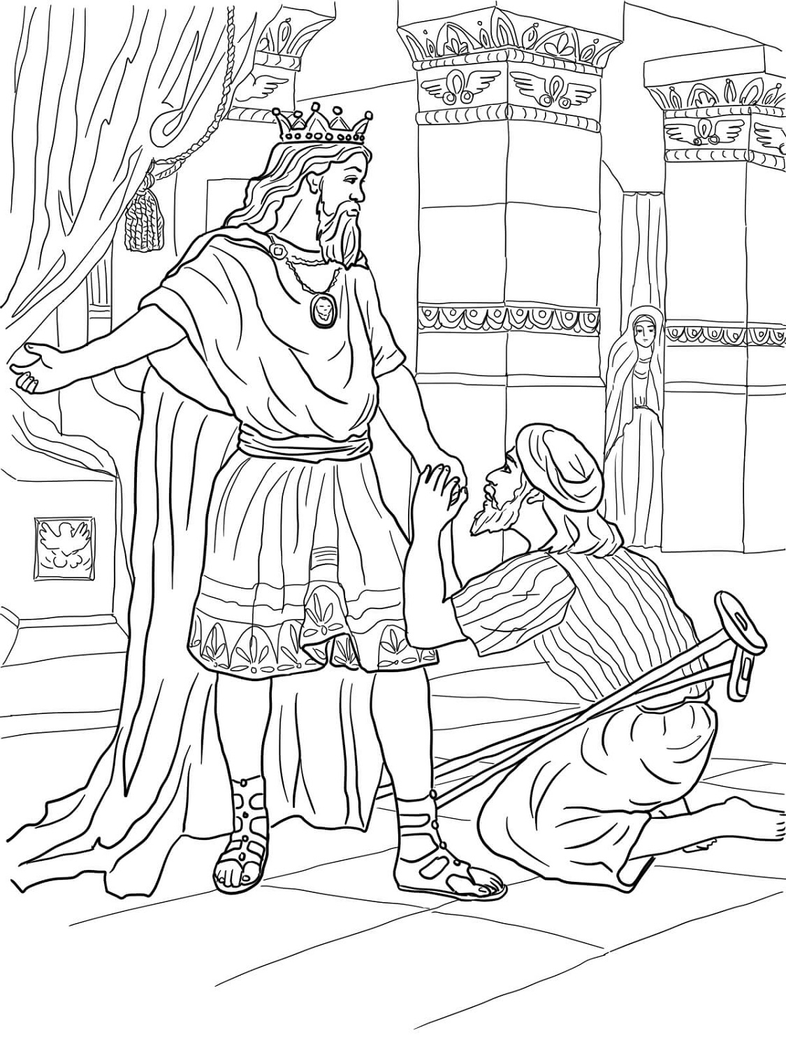 King David Coloring Pages K5 Worksheets