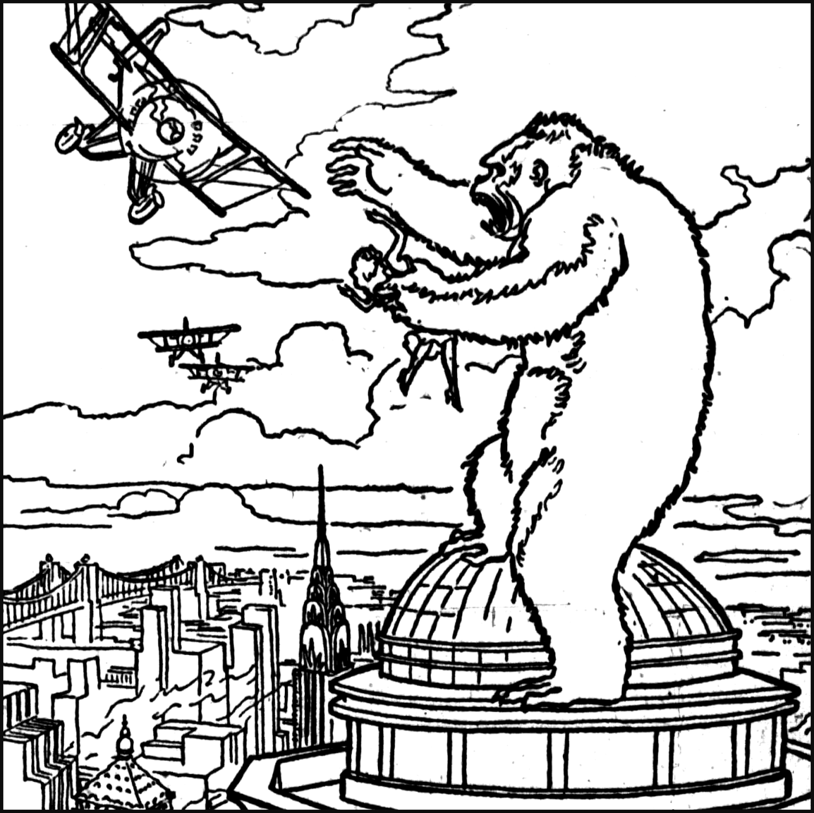 King Kong Coloring Pages Best Coloring Pages For Kids