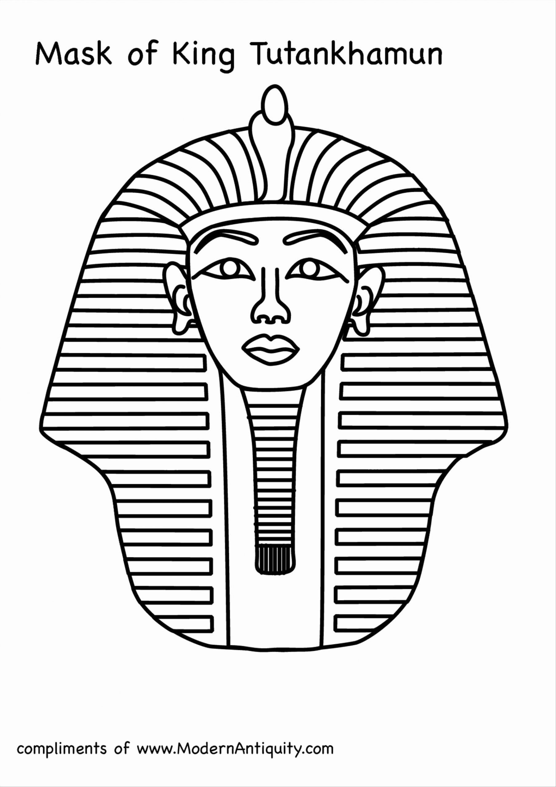 King Tut Coloring Page Luxury Tutankhamun Mask Drawing At Paintingvalley King Tut Sarcophagus